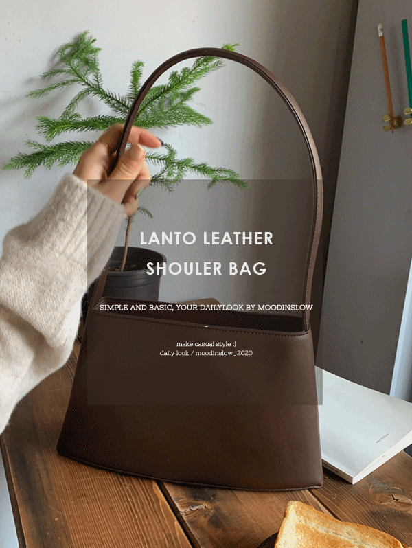 Lanto leather shouler bag